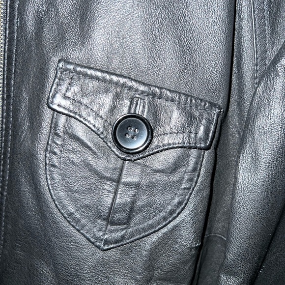 100% Leather H&M Jacket - Picture 3 of 5